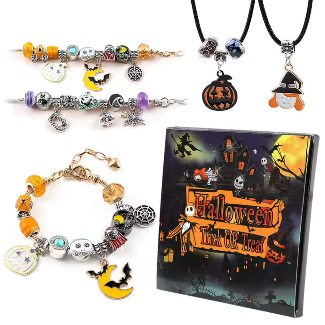 Halloween Charm Bracelet Set